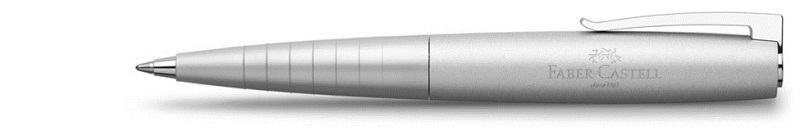 Faber Castell Loom - metallic Silver Ballpen - Penna Sfera